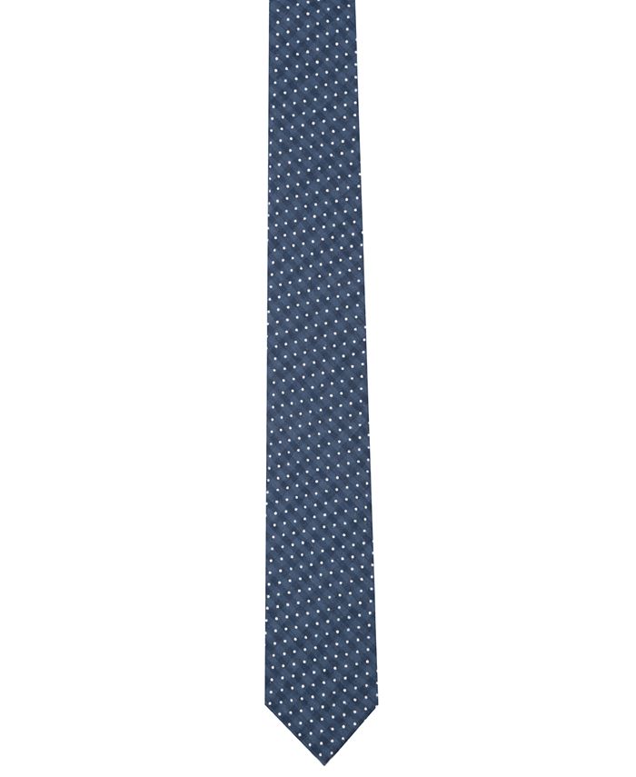 Bar III Men's Derwez Dot Check Tie, Created for Macy's - Macy's