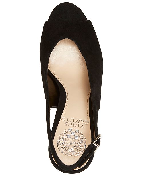 Vince Camuto Paelina Slingback Cone-Heel Sandals - Pumps - Shoes - Macy's