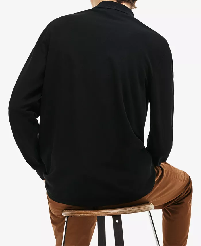 Men's Classic Fit Long-Sleeve Polo Shirt - thumbnail 4