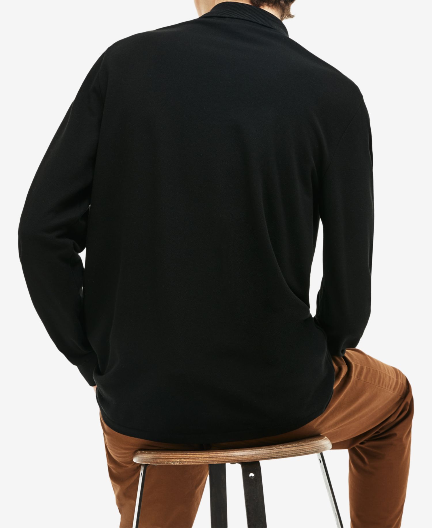 Men's Classic Fit Long-Sleeve Polo Shirt