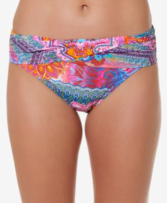 Bleu by Rod Beattie - Printed Foldover Bikini Bottoms