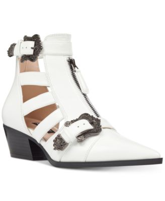 Nine west carrillo cutout buckle booties on sale