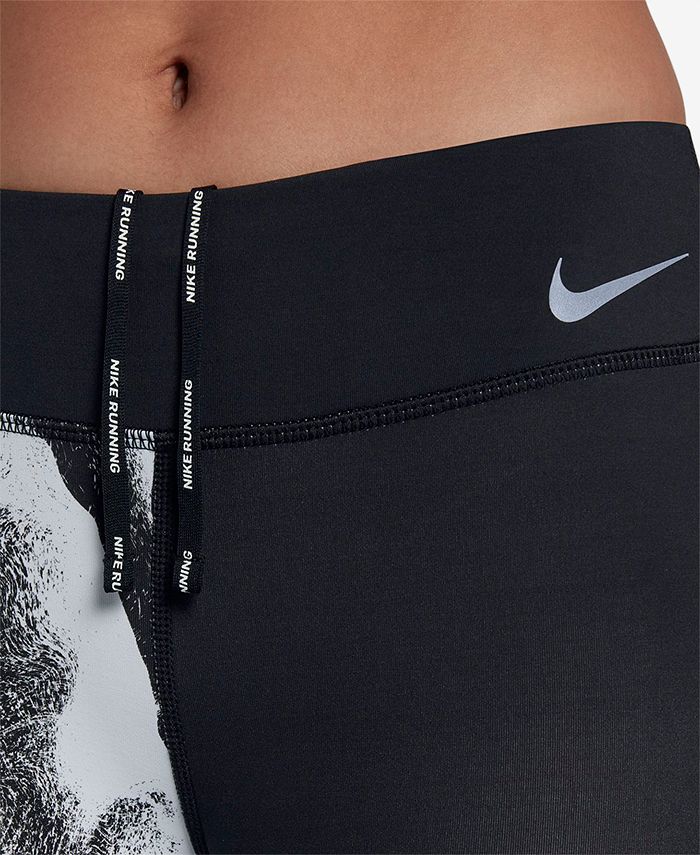 Nike Power Epic Lux Printed Running Leggings & Reviews - Pants & Capris ...