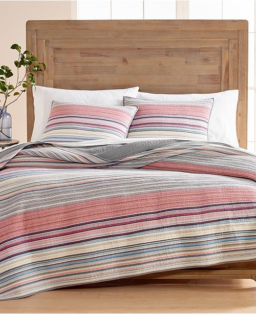 Martha Stewart Collection Rustic Yarn Dyed Stripe 100 Cotton Twin