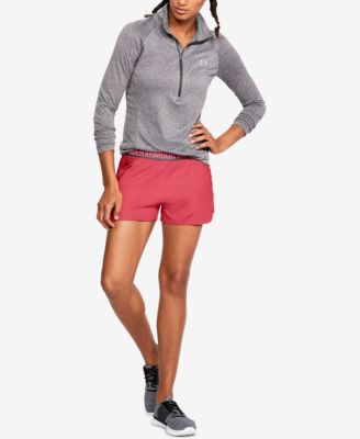 under armour zip shorts