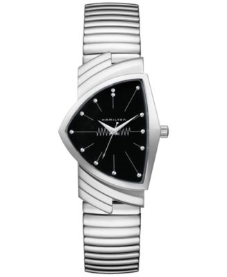 Hamilton Unisex Swiss Ventura Stainless Steel Bracelet Watch 32mm