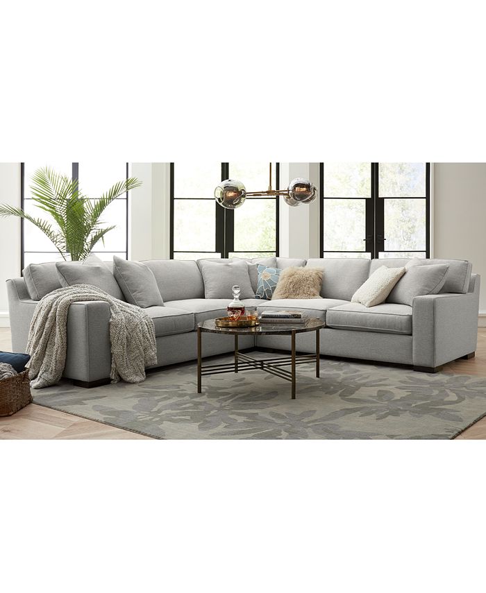 Furniture Bangor 2Pc. Sectional Sofa with Chaise, Created for Macy's