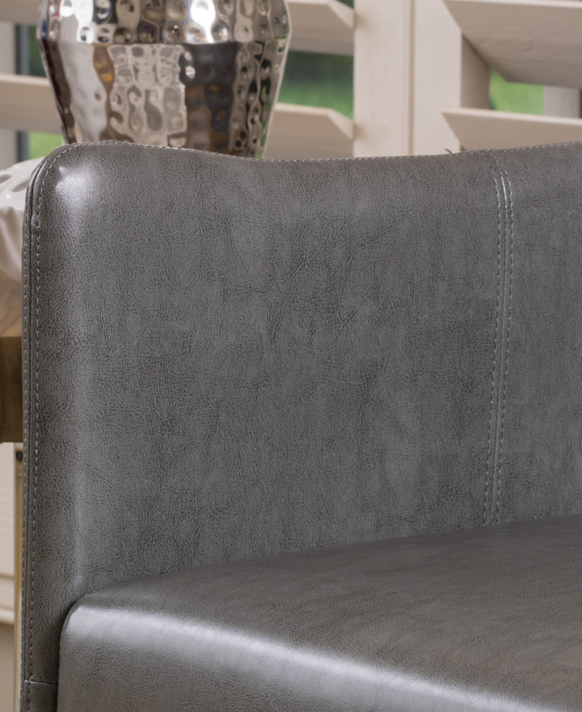 Norcia Faux Leather Loveseat