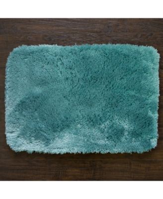 St. Lucia Faux-Fur Bath Rug, 17" x 24"