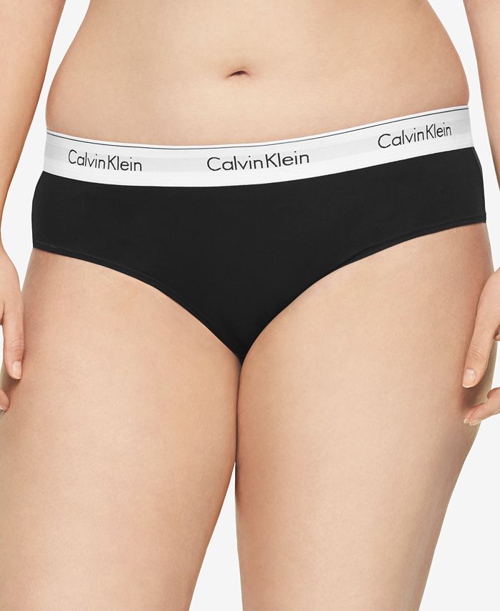 Klein Plus Size Modern Cotton Logo Underwear QF5118 - Macy's