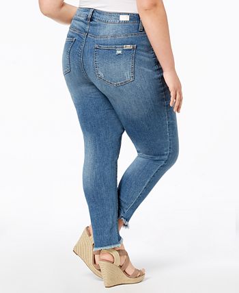 Seven7 Jeans Seven7 Trendy Plus Size Cropped Skinny Jeans - Macy's