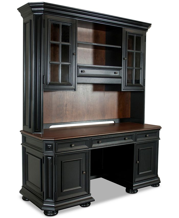 Furniture Beekman Home Office, 2Pc Furniture Set (Credenza Hutch & Computer Credenza) Macy's