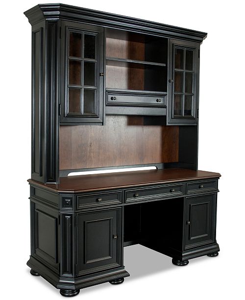 Furniture Beekman Home Office 2 Pc Furniture Set Credenza Hutch