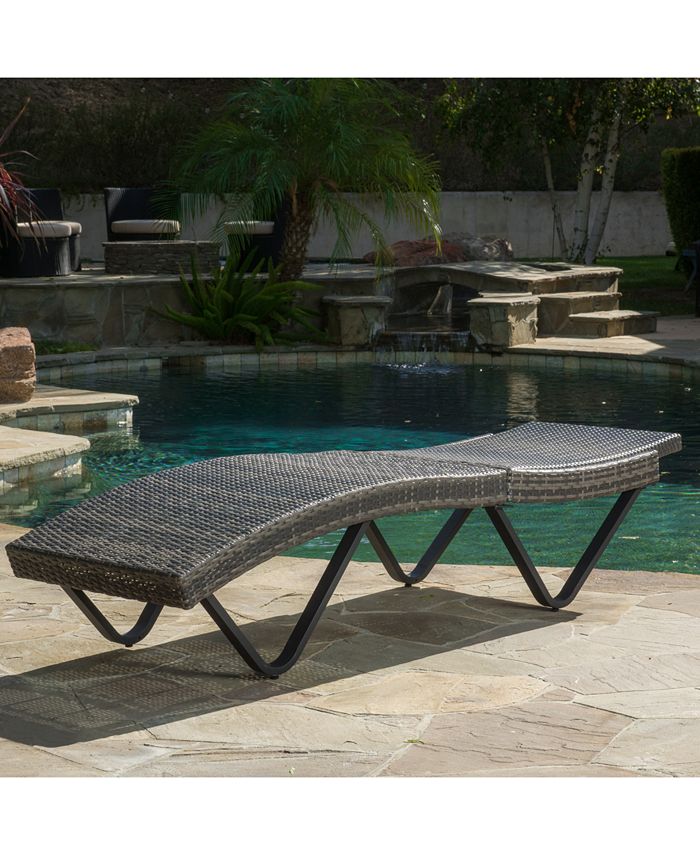 Noble House - Holtan Chaise Lounge Single, Direct Ship