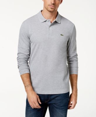 Men's Classic Fit Long-Sleeve Polo Shirt