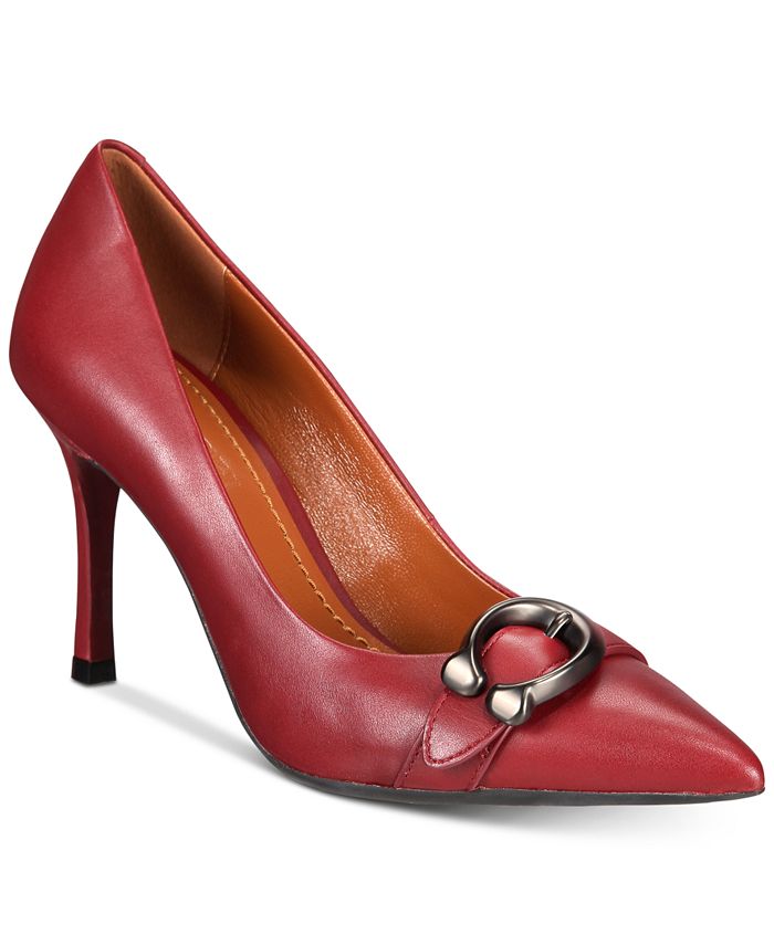Coach waverly signature buckle pumps on sale