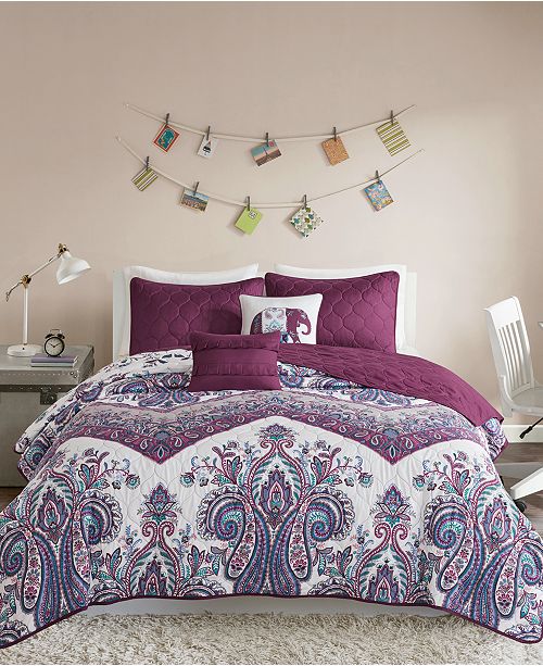 Intelligent Design Tulay Reversible 4 Pc Twin Twin Xl Quilted