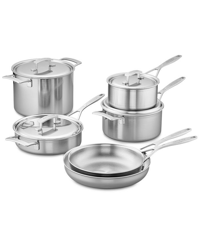 Demeyere Industry 10-Pc. Stainless Steel Cookware Set - Macy's
