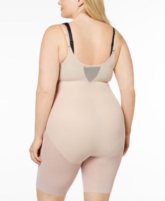 Women's Sexy Sheer Extra Firm Wear Your Own Bra Thigh Slimmer 2781