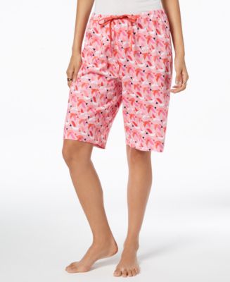 Hue Printed Bermuda Pajama Shorts - Macy's