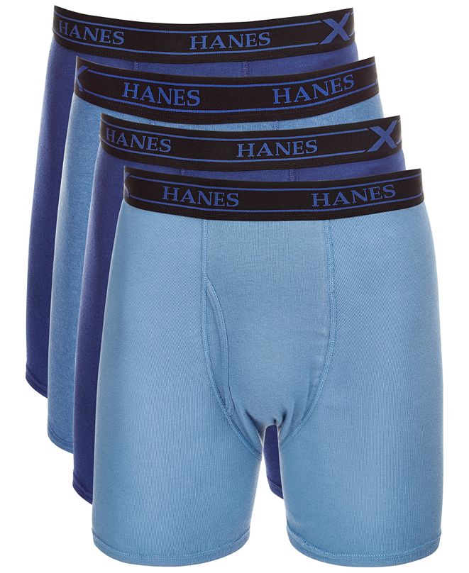Hanes Men's XTemp Boxer Briefs 4Pack & Reviews Underwear & Socks Men Macy's