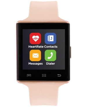image of iTouch Air 2 Smartwatch 41mm Rose Gold Case with Blush Strap