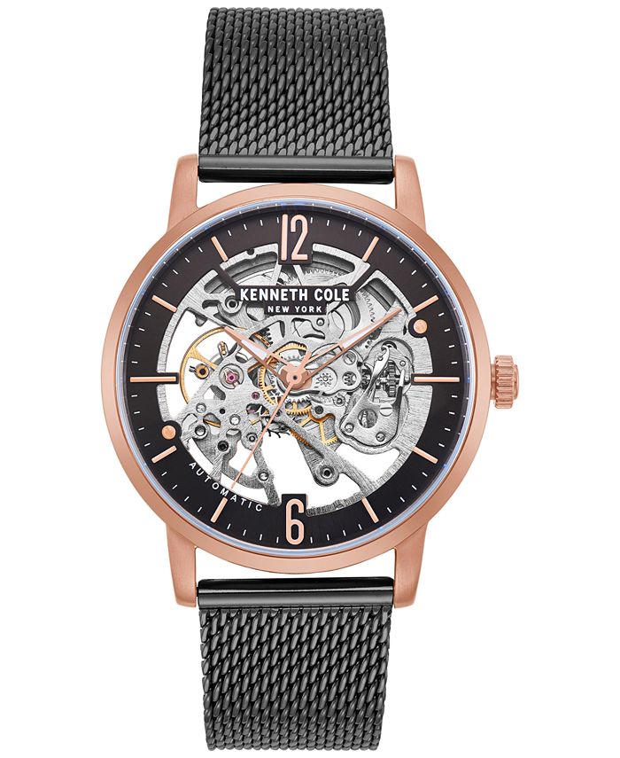 Kenneth cole black stainless steel watch shop