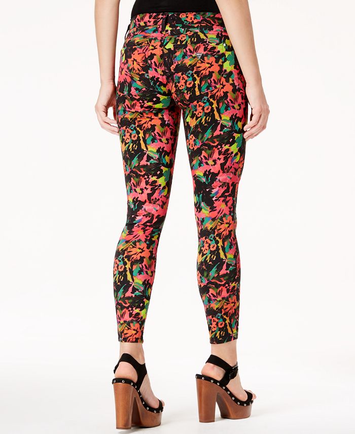 GUESS FloralPrint Skinny Jeans Macy's