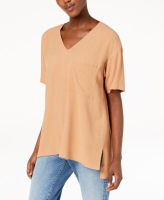 Eileen Fisher - Silk High-Low T-Shirt