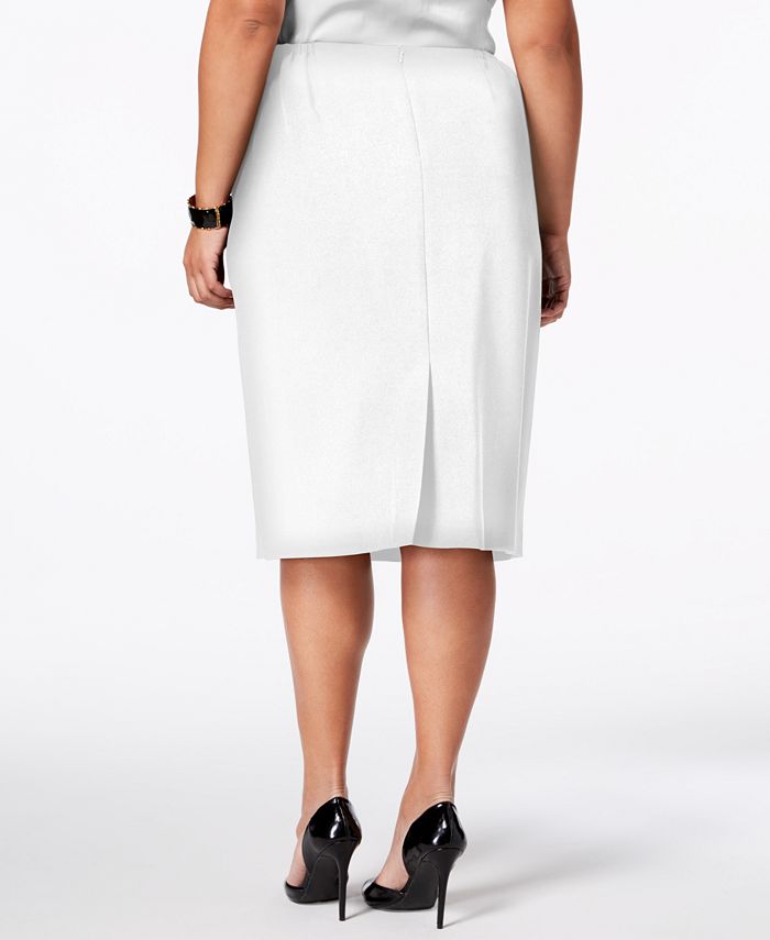 Kasper Plus Size Skimmer Skirt & Reviews - Skirts - Women - Macy's
