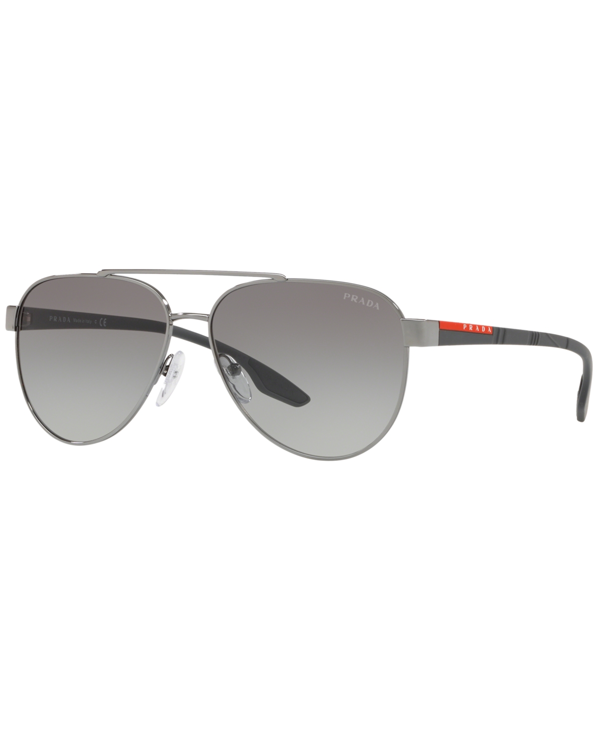 Prada Men's Sunglasses, Ps 54ts 58 In Gunmetal,grey Gradient