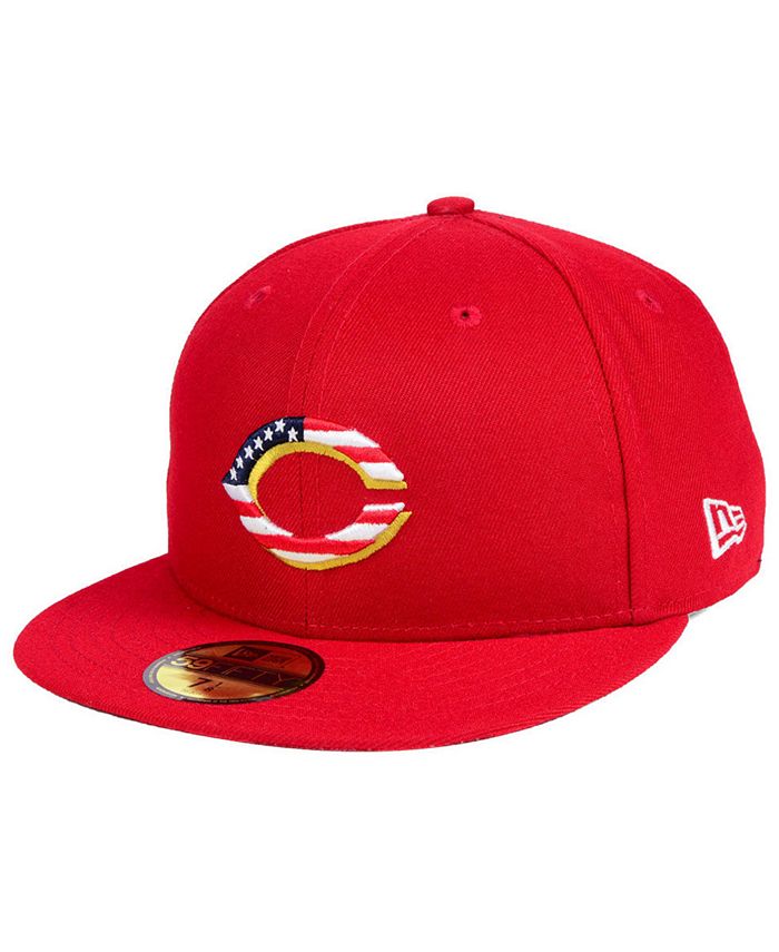 New Era Boys' Cincinnati Reds Stars and Stripes 59FIFTY Fitted Cap - Macy's
