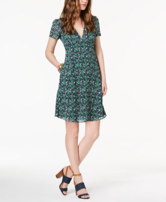 Michael Kors - Petite Printed Shift Dress