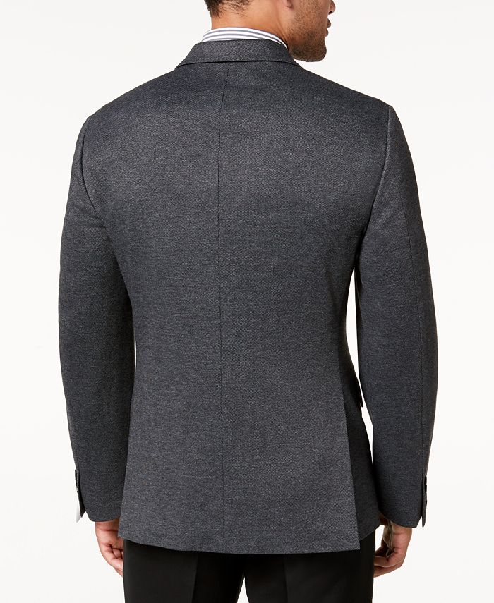 Ryan Seacrest Distinction Men's Modern-Fit Stretch Charcoal Knit Sport ...