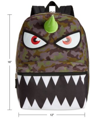 Global Design Concepts Camo Monster Backpack, Little & Big Kids
