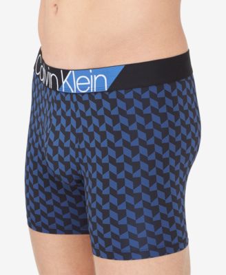 Calvin Klein Men's Bold Accent Printed Microfiber Boxer Briefs
