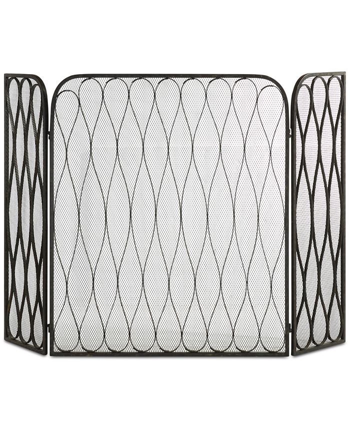 Uttermost Binti Dark Brown Fireplace Screen Macy's