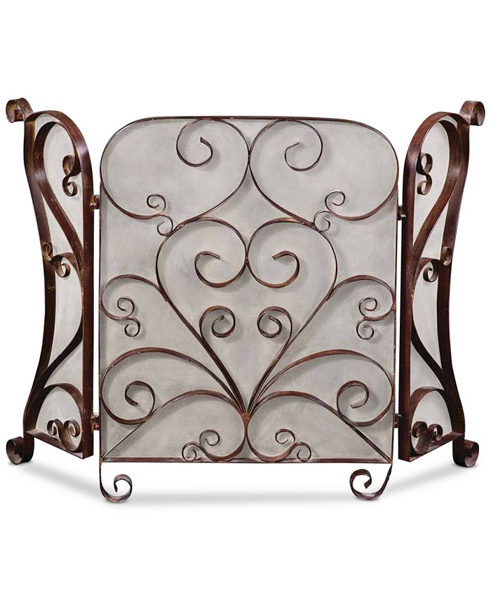 Uttermost Daymeion Metal Fireplace Screen Macy's
