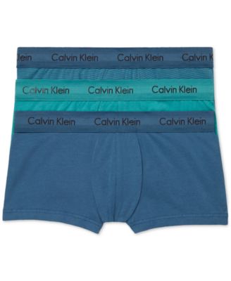 Calvin Klein - Men's Cotton Stretch Low-Rise Trunks 3-Pack