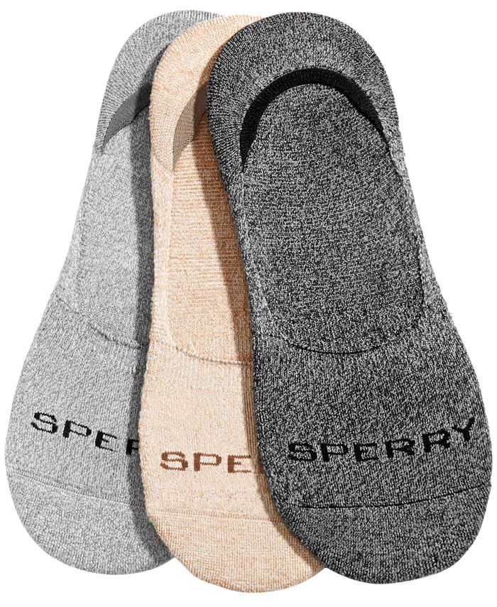 Sperry Men's 3Pk. Luxe Cushioned NoShow Socks Macy's