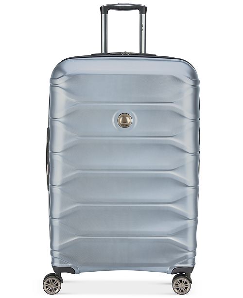 Delsey CLOSEOUT! Meteor 28" Silver Spinner Suitcase, Created for Macy's