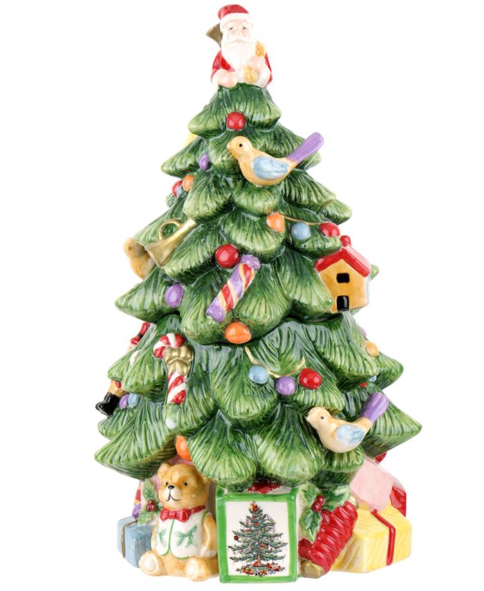 Spode Christmas Tree Prestige Cookie Jar Macy's
