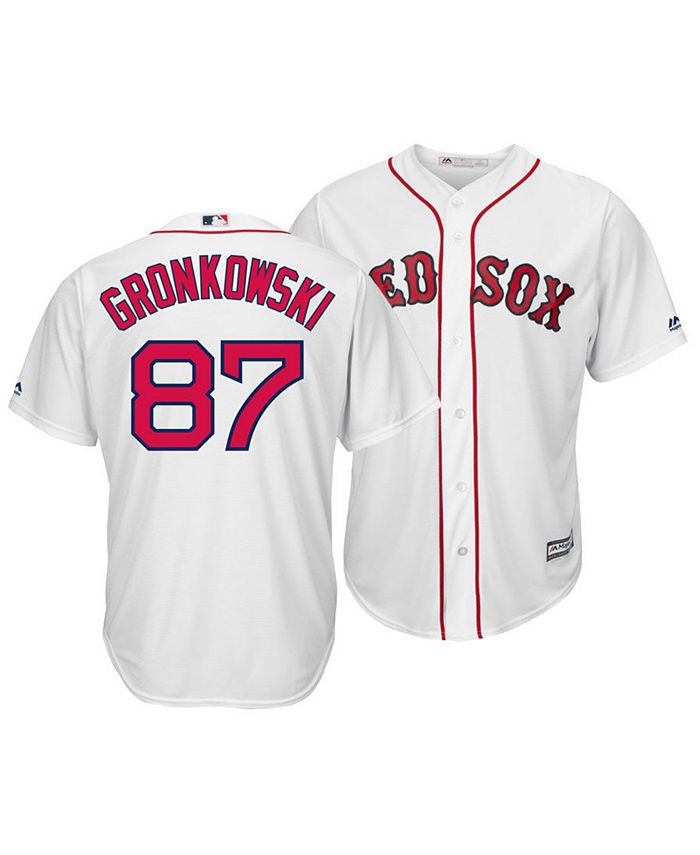 Majestic Men's Rob Gronkowski Boston Red Sox NFLPA Replica Cool Base Jersey  - Macy's