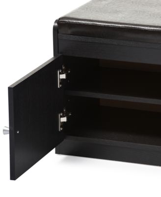 Glasser Cabinet with Seating Bench