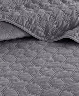 Harper Quilted Velvet Quilt Sets