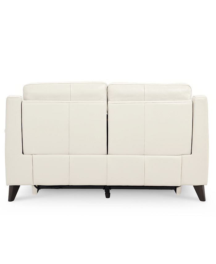 Macy's CLOSEOUT! Milany 69" Leather Power Reclining Loveseat with Power