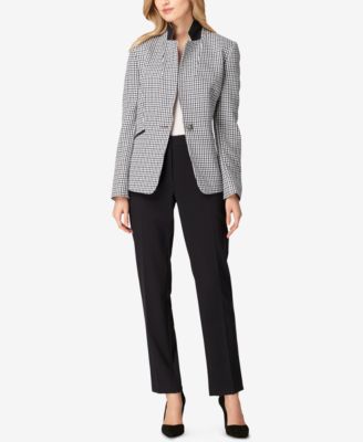 Tahari ASL - Houndstooth-Print Pantsuit