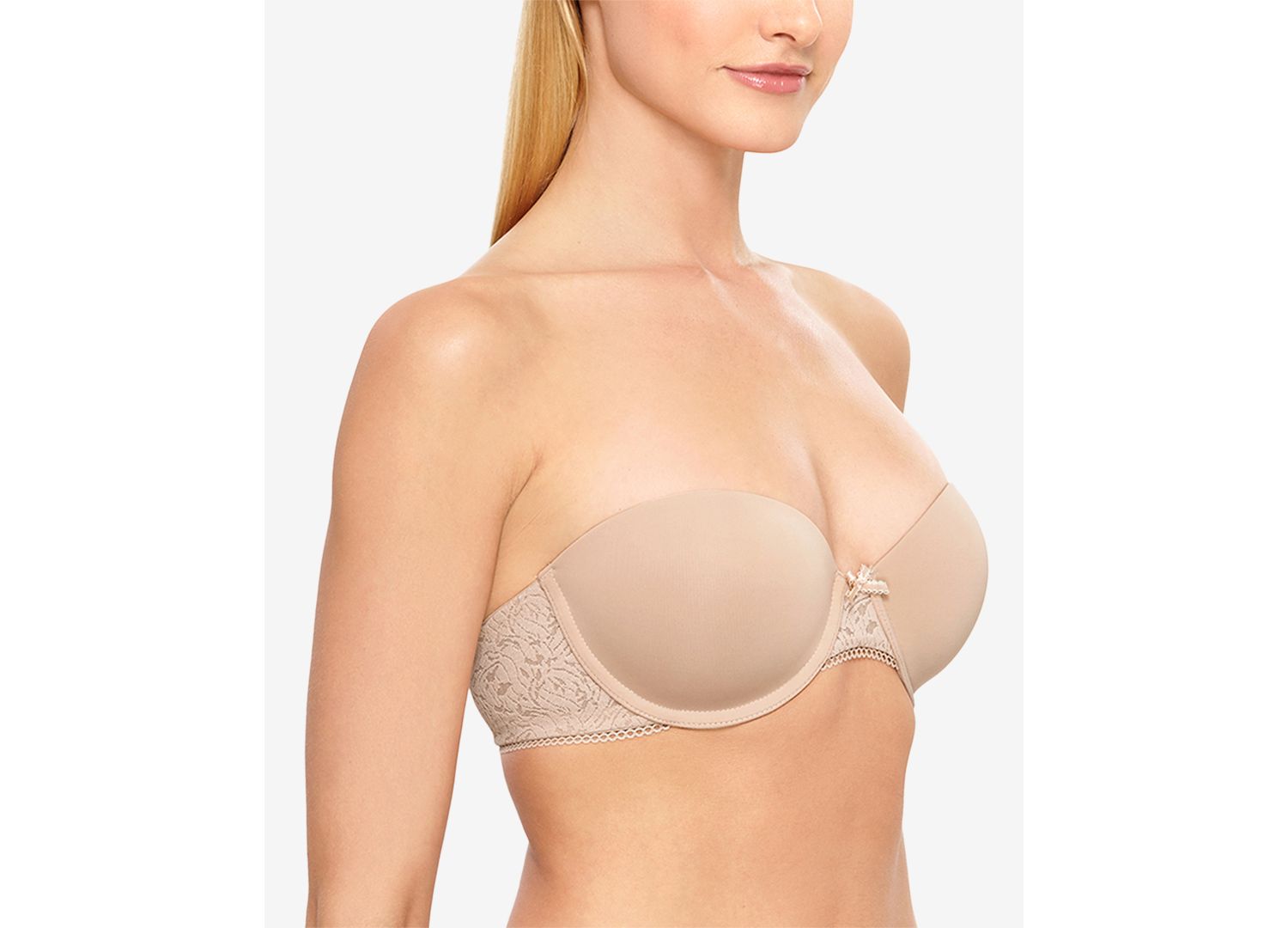 Modern Method Strapless Picot-Trimmed Bra 954217