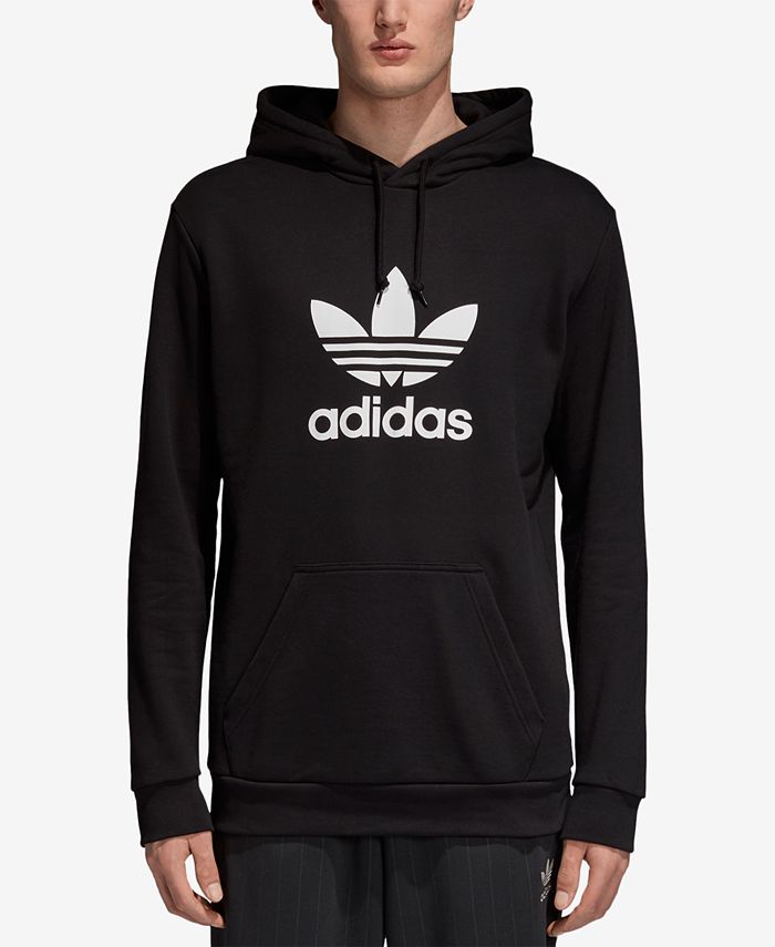 adidas Men's Trefoil French Terry Hoodie - Macy's