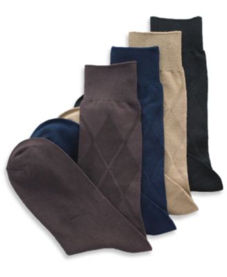 Perry Ellis - Socks, Cotton Modal Argyle